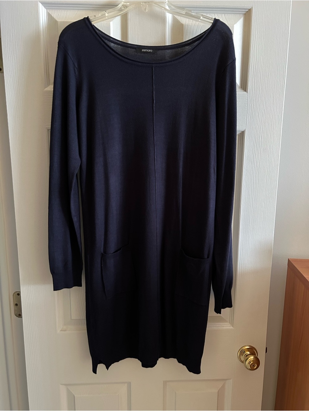 Esmara Navy Long-Sleeve Pocket Tunic Dress